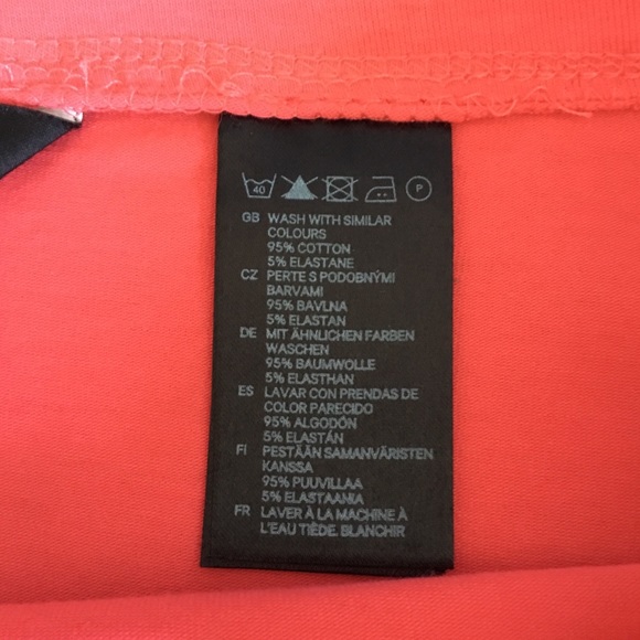 ☀️H&M Pink Bodycon Silhouette Skirt S XS - Picture 6 of 6